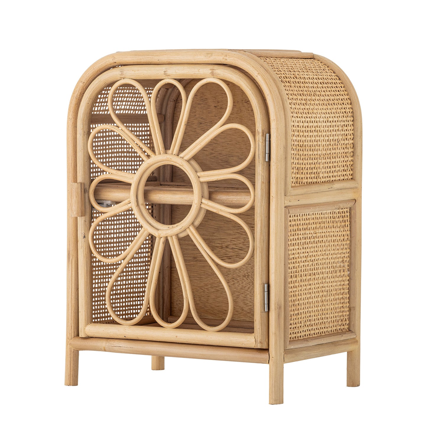 Bloomingville MINI Anuke skab – Blomstrelåge i natur, rattan