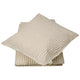 Fabelab Caramel Stripes sengetøj 140 x 200 cm – Natur/Karamel