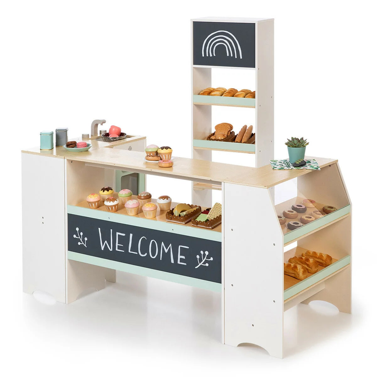 MUSTERKIND legetøjsbutik Avena – hvid/natur/mint