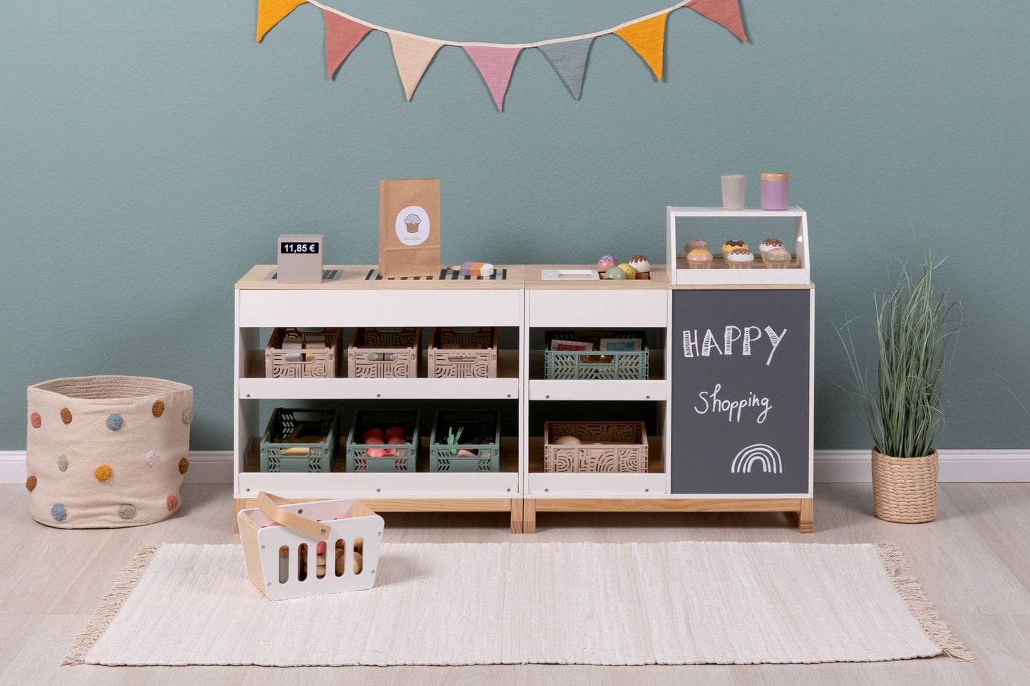 MUSTERKIND indkøbsbutik Bollea – hvid/natur