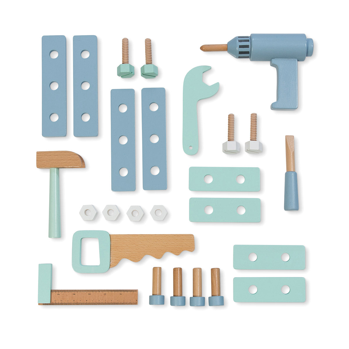 MUSTERKIND arbejdsbænk Fagus – varm grå/natur