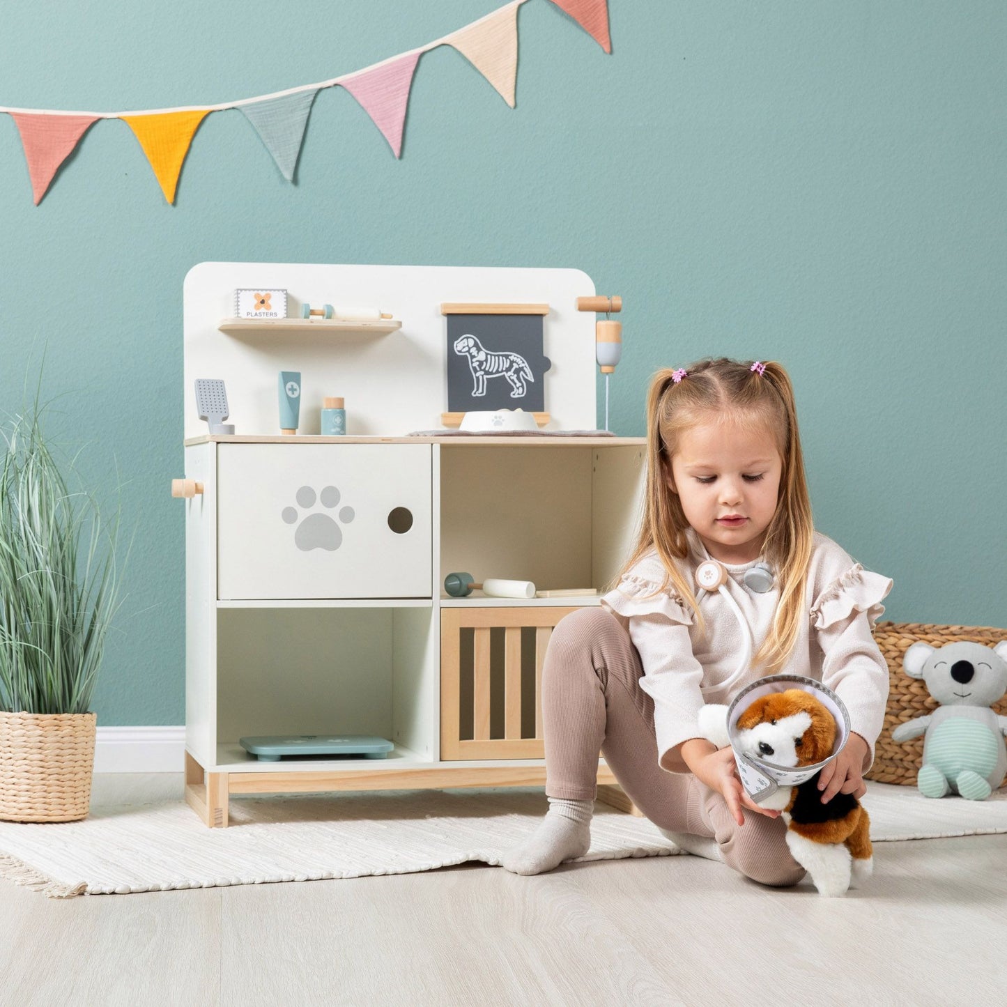 MUSTERKIND dyrlægeklinik Thymus – hvid/natur