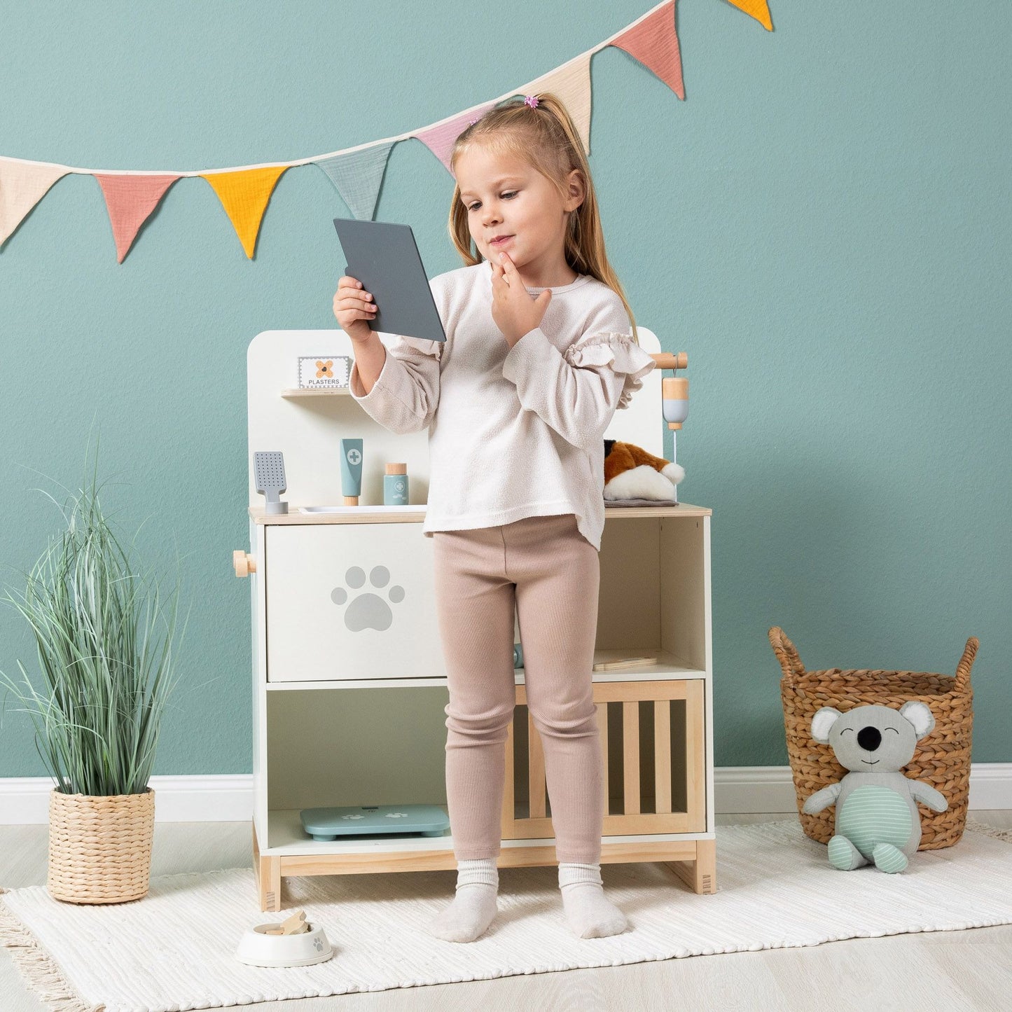 MUSTERKIND dyrlægeklinik Thymus – hvid/natur