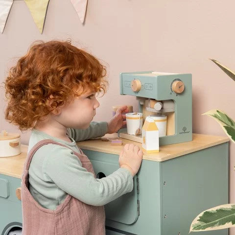 MUSTERKIND kaffemaskine Coffea – salviegrøn/natur