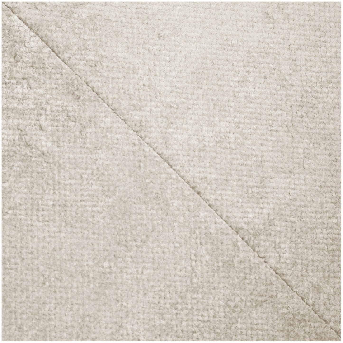 Plush Nest boldbassin i premium chenille – beige – 90x30 cm