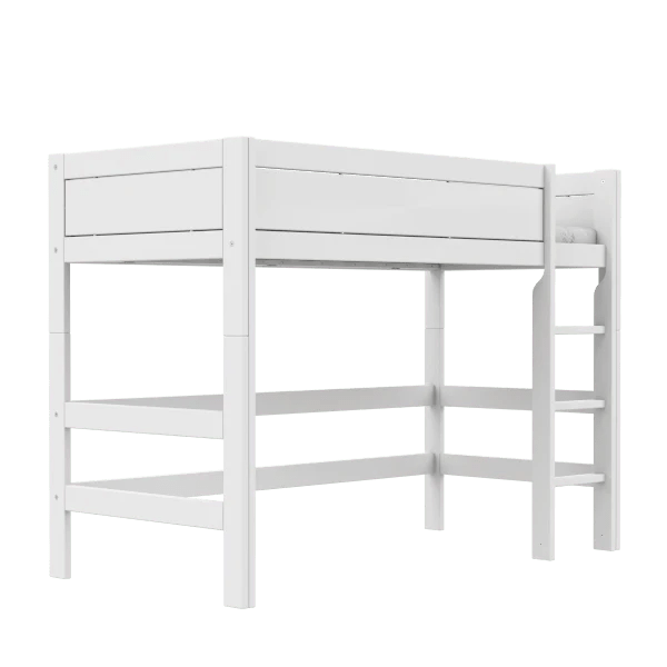 LIFETIME Kidsrooms højseng med stige 152 cm – 90x200 cm – hvid