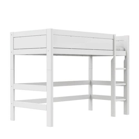 LIFETIME Kidsrooms højseng med stige 152 cm – 90x200 cm – hvid