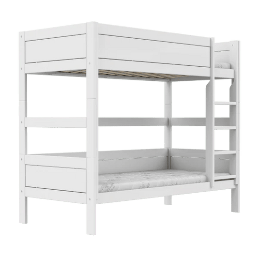 LIFETIME Kidsrooms køjeseng med stige 90x200 cm – hvid