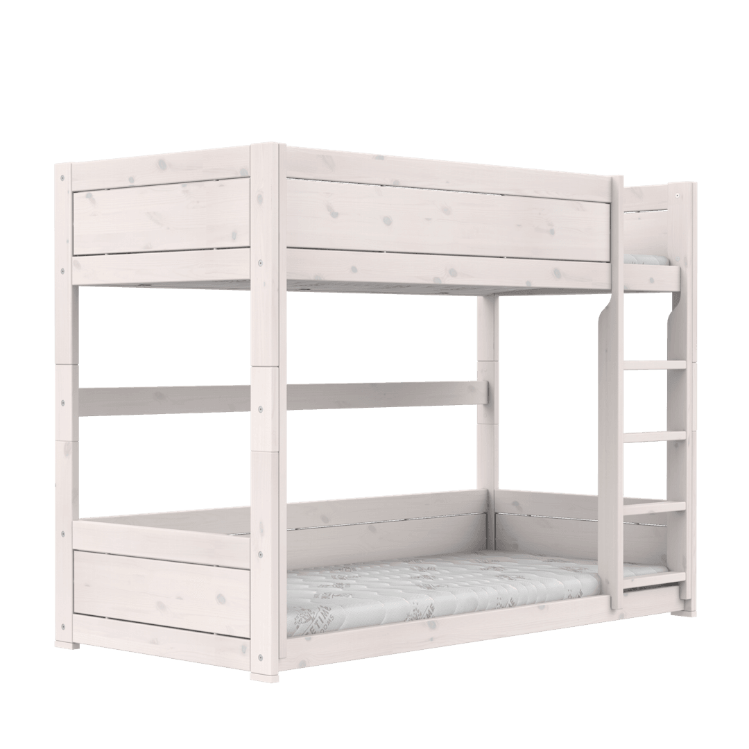 LIFETIME Kidsrooms Original lav køjeseng med stige 90 x 200 cm