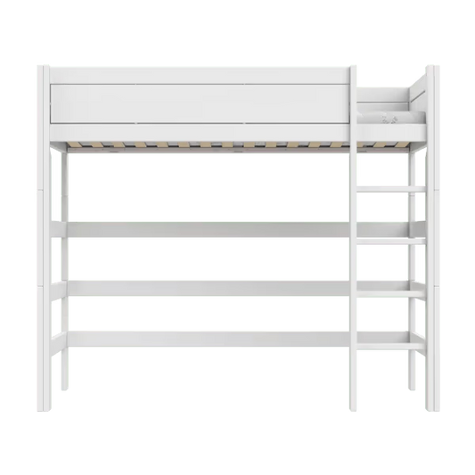 LIFETIME Kidsrooms højseng med stige 177 cm – 90x200 cm – hvid