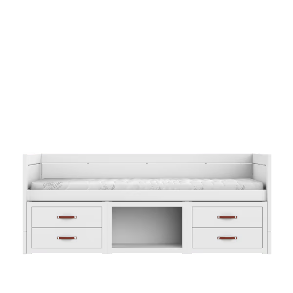 LIFETIME Kidsrooms multi børneseng inkl. opbevaring 90x200 cm – hvid