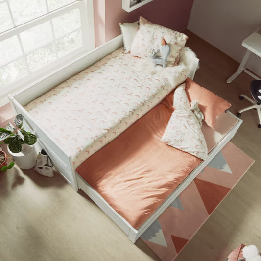 LIFETIME Kidsrooms multi børneseng med gæsteseng og sengeskuffe 90x200 cm – hvid