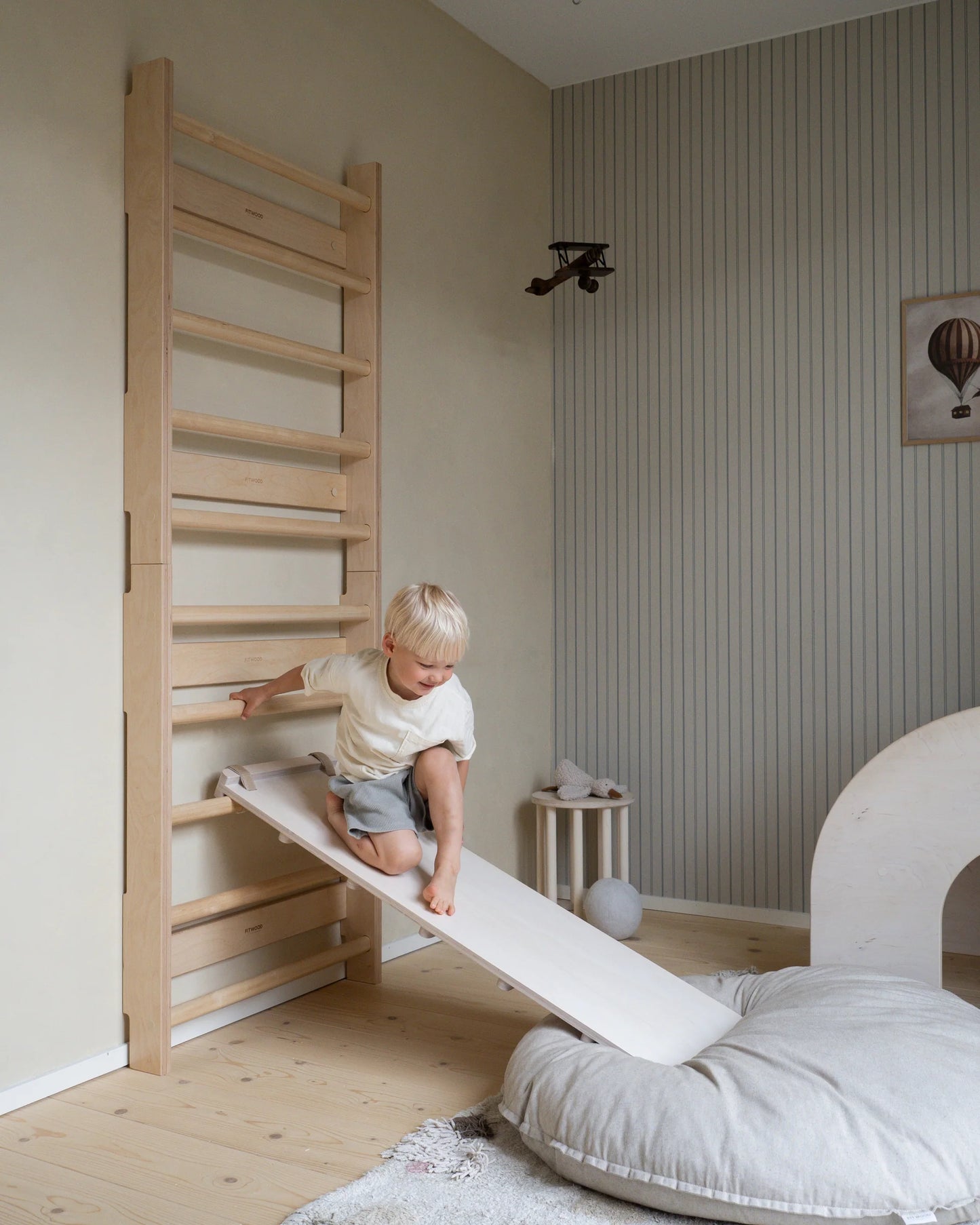 FitWood HONKA Vægribbe 105 cm - Hvid