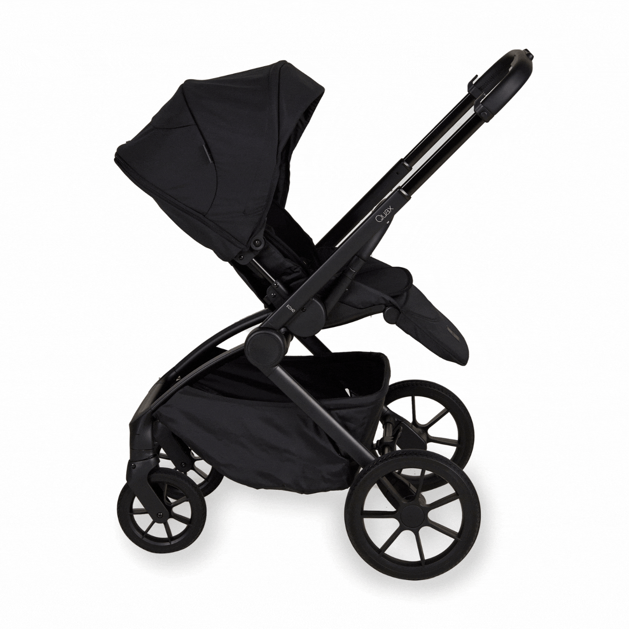 Quax Echo klapvogn med stel og siddedel - Black