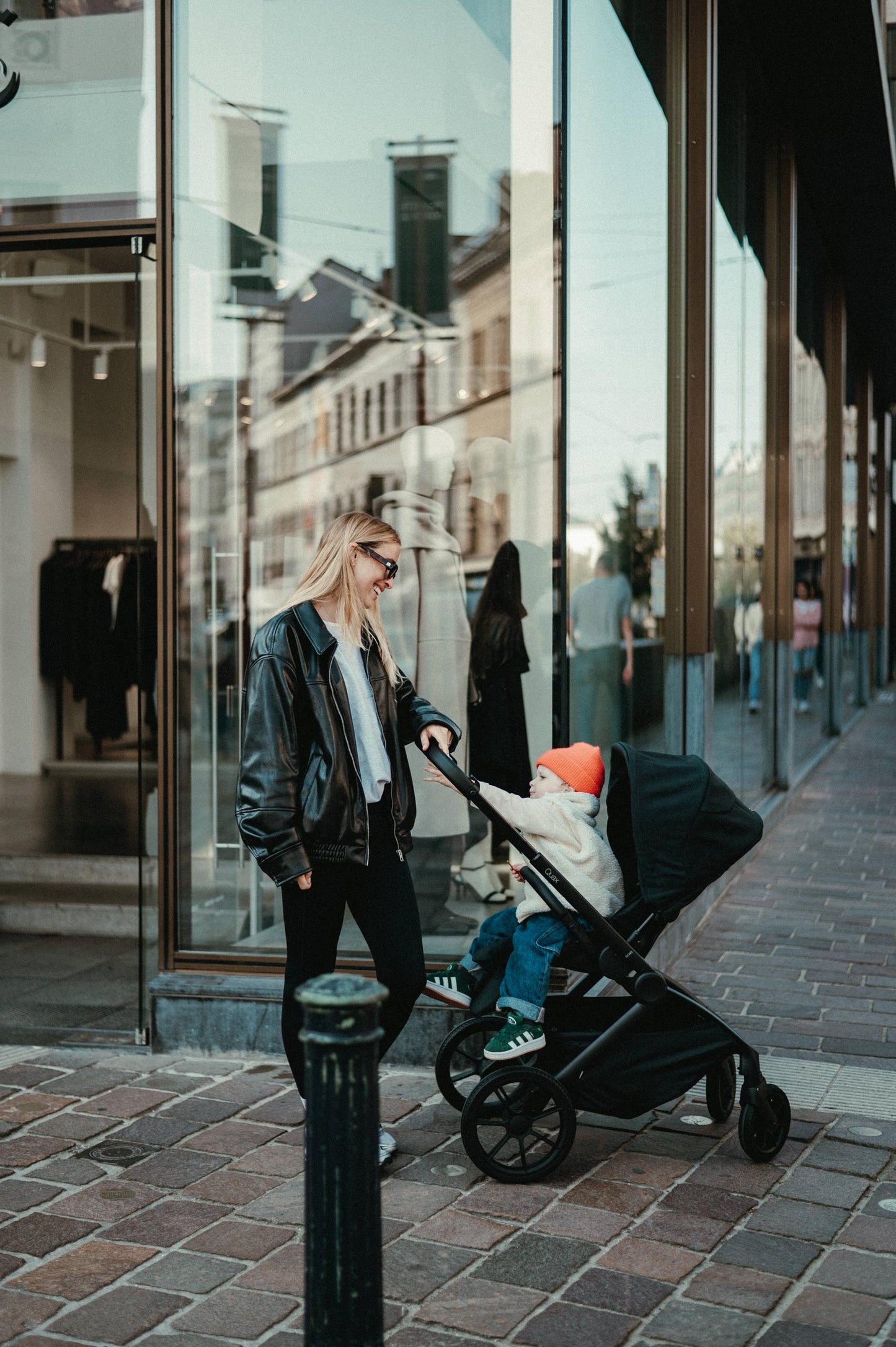 Quax Echo klapvogn med stel og siddedel - Black