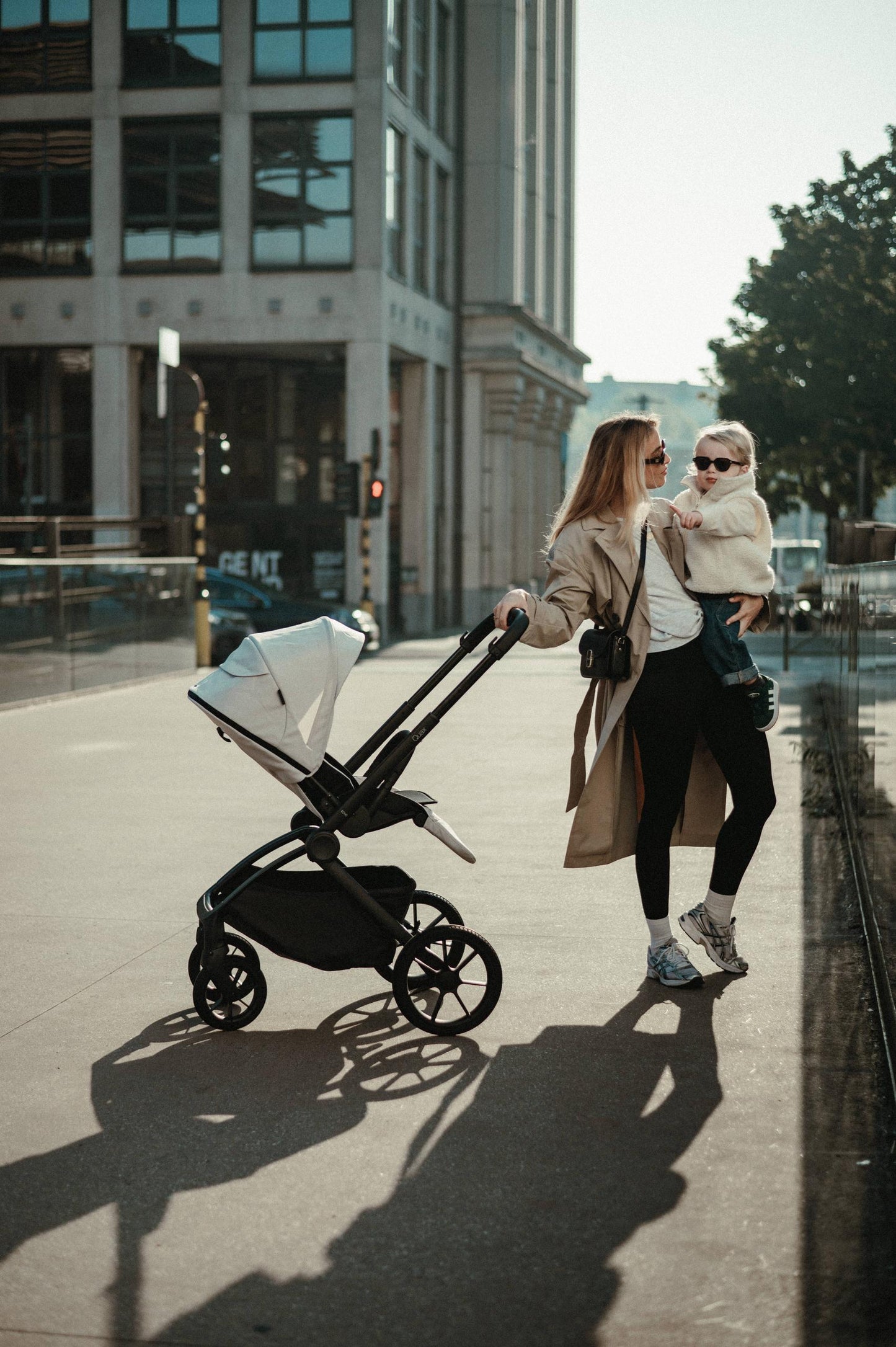Quax Echo klapvogn med stel og siddedel - Beige
