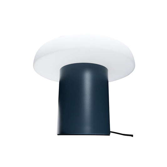Hübsch Ateliers bordlampe – mørkeblå/hvid