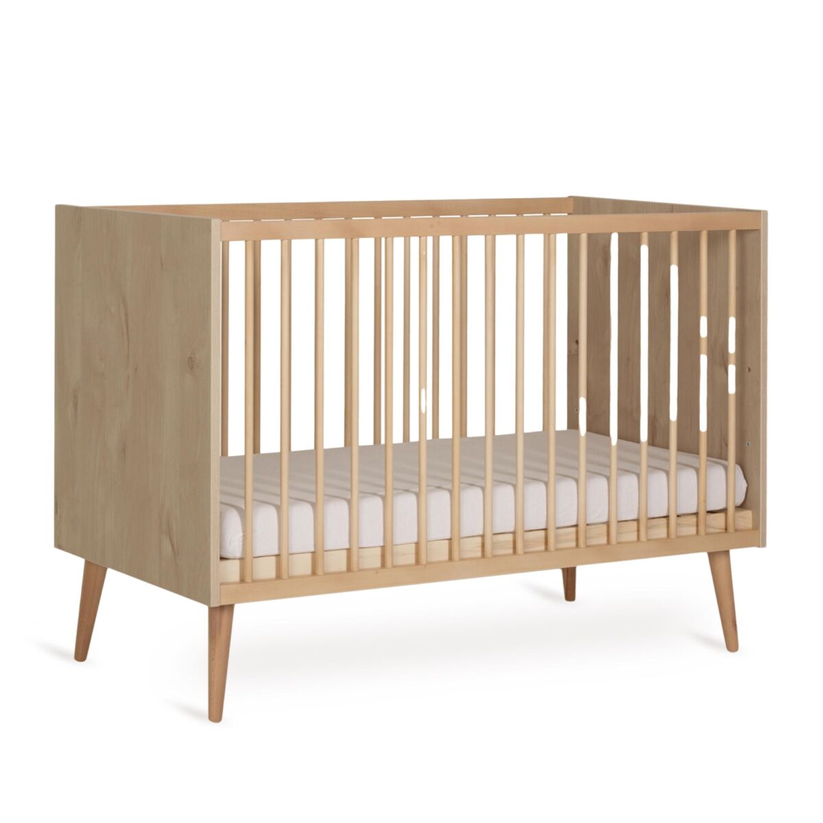 Quax Cocoon tremmeseng 60x120 cm – Natural Oak