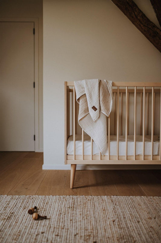 Quax Cocoon tremmeseng 120x60 cm – Natural Oak