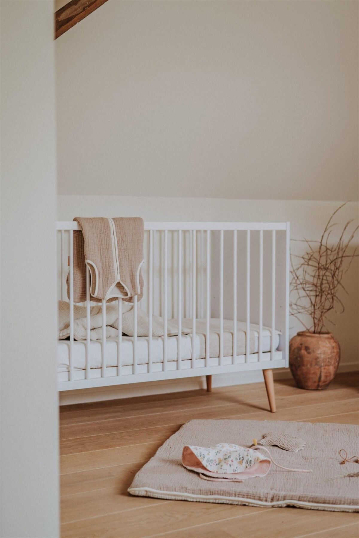 Quax Cocoon tremmeseng 60x120 cm – Ice White