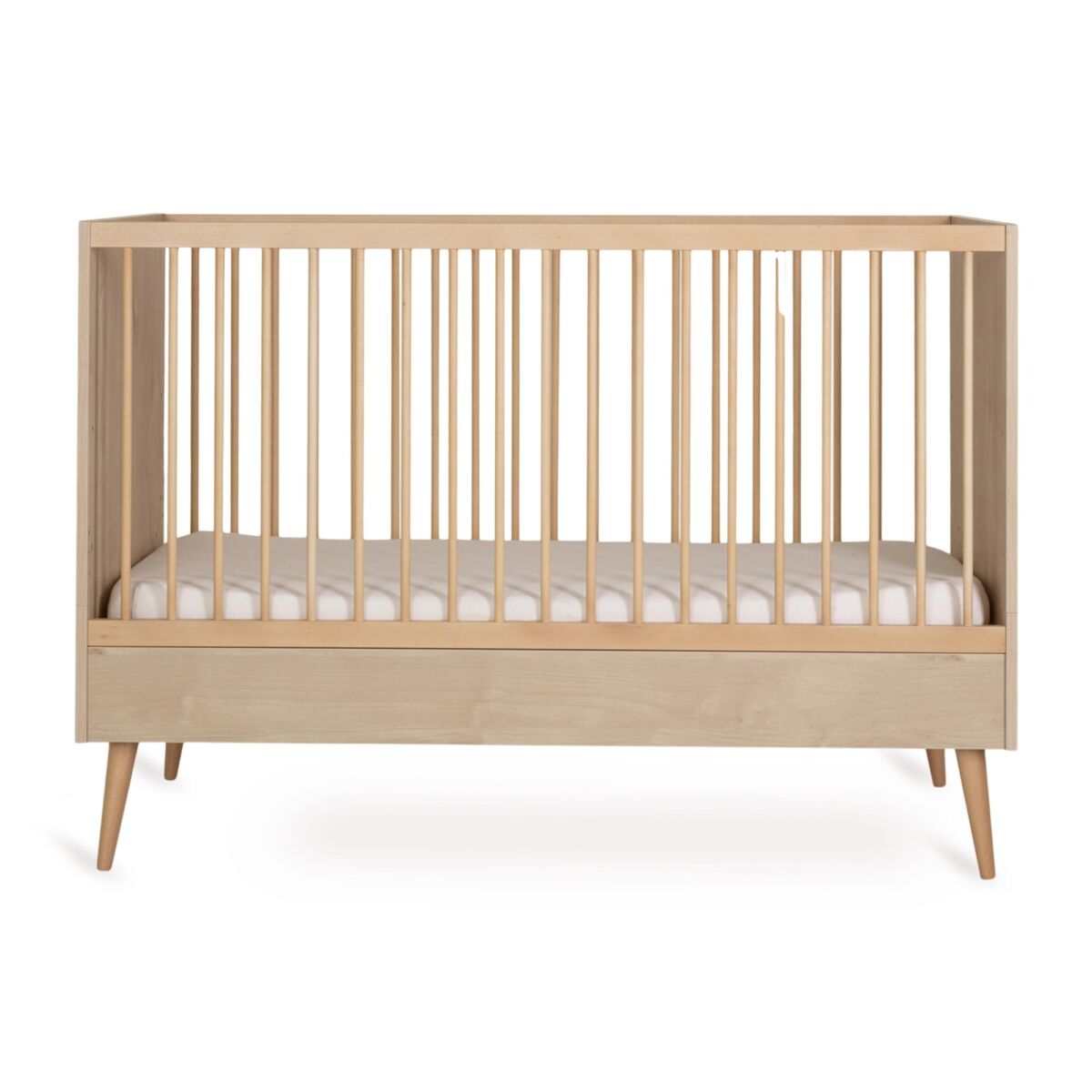 Quax Cocoon tremmeseng 70x140 cm – Natural Oak