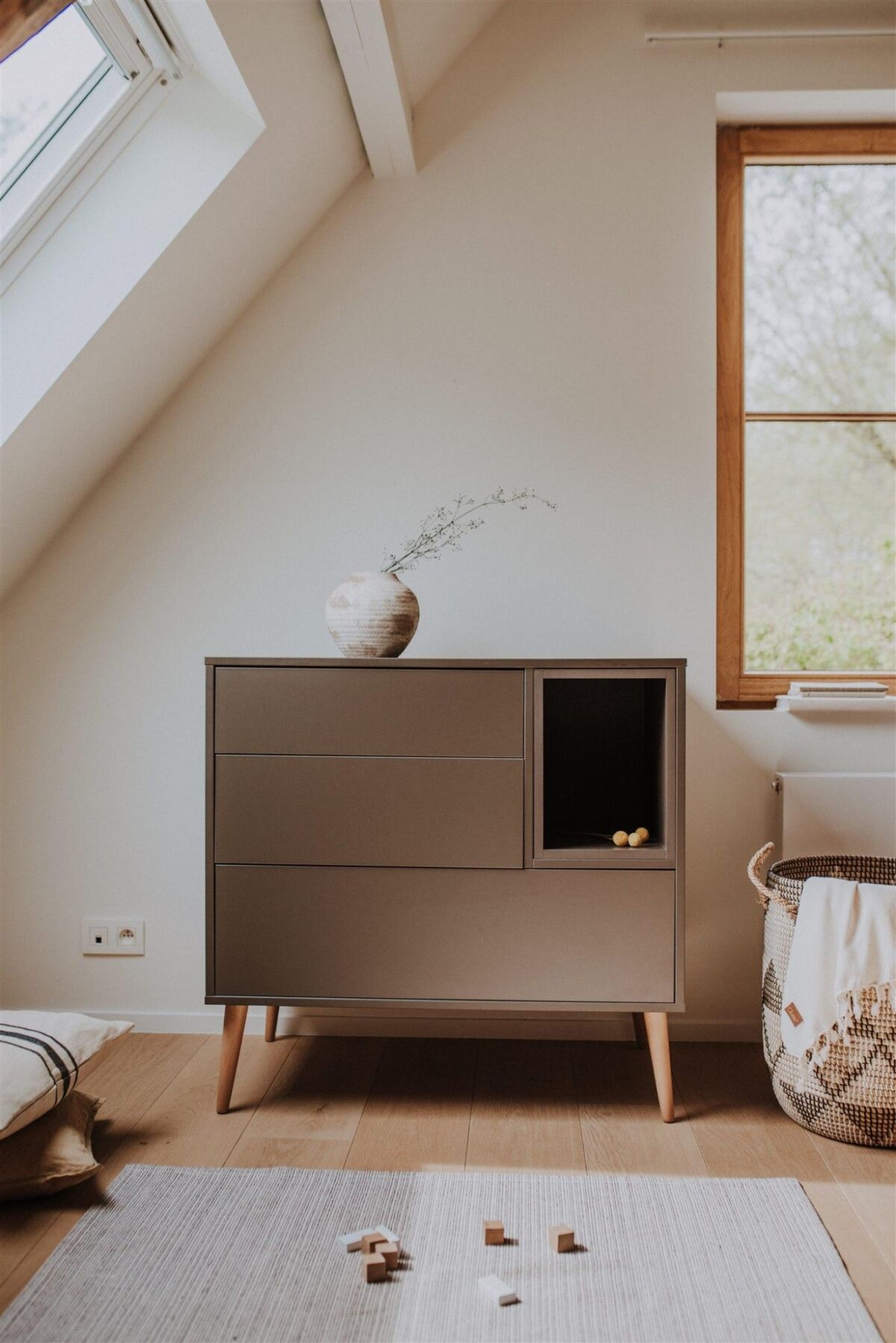 Quax Cocoon pusleforlængelse til kommode - Moss