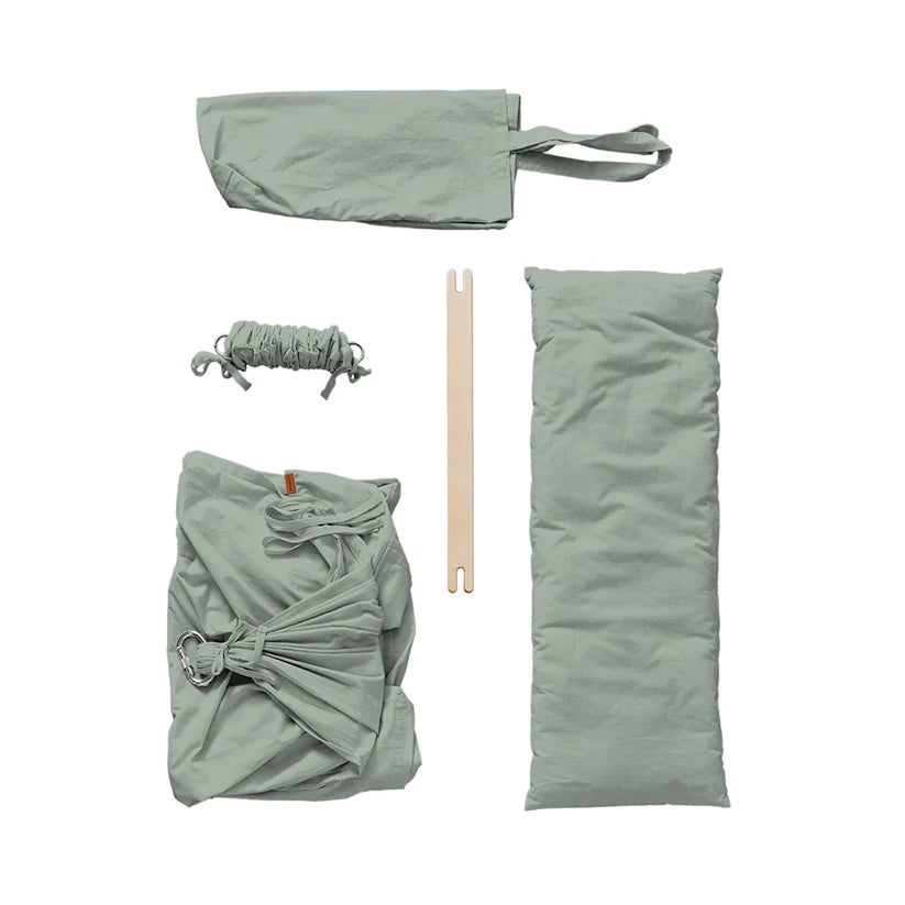 Membantu Basic økologisk slyngevugge – Sage Green