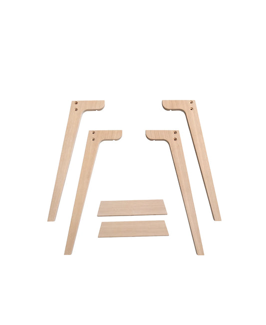 Oliver Furniture Wood ekstra ben til skrivebord 66 cm – eg