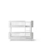 Oliver Furniture Wood Mini+ halvhøj køjeseng i hvid – 68x162 cm