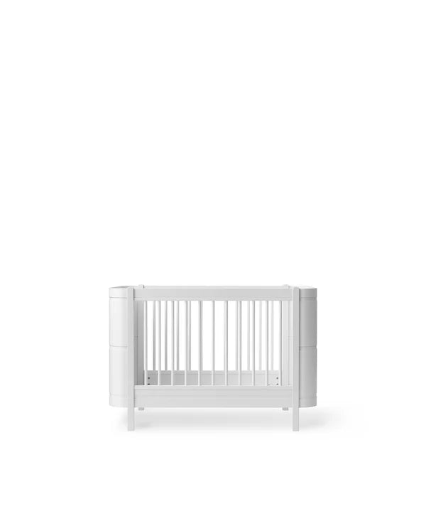 Oliver Furniture Wood Mini+ tremmeseng i hvid – 68x122 cm