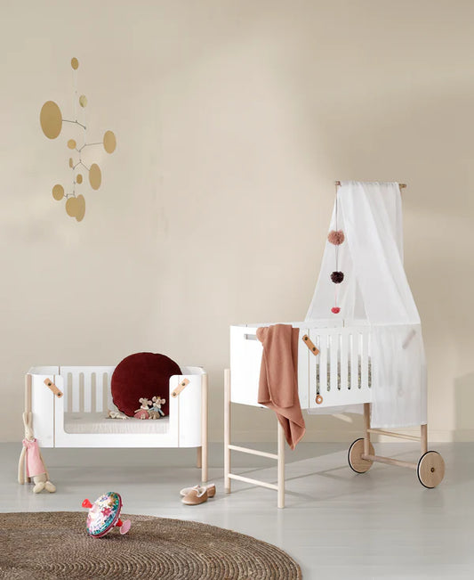 Oliver Furniture Wood co-sleeper sengehimmel – hvid