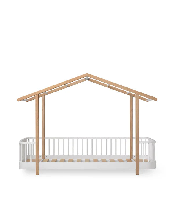 Oliver Furniture Wood Original husseng 90x200 cm – hvid/eg