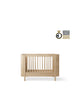Oliver Furniture Wood Mini+ tremmeseng i eg – 68x122 cm