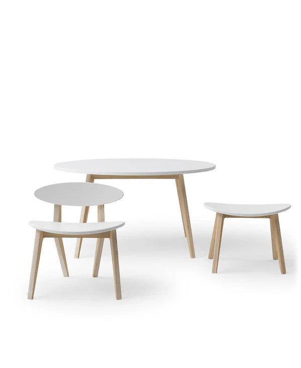 Oliver Furniture Wood PingPong stol – hvid/eg