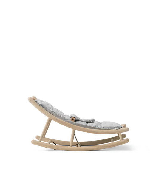 Oliver Furniture Wood baby- og juniorvippestol – eg/grå