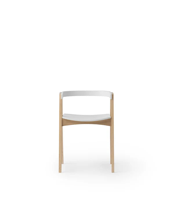 Oliver Furniture Wood armstol – hvid/eg