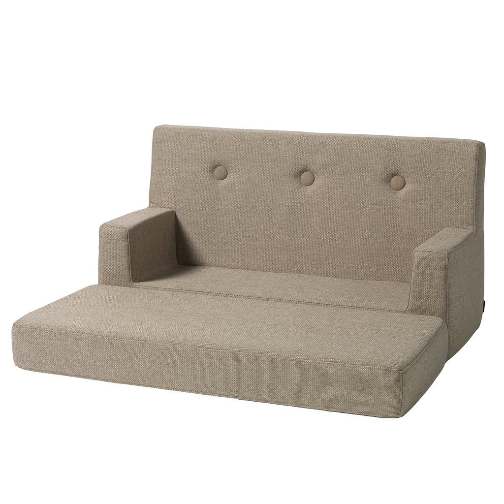 by KlipKlap KK Kids lille legesofa – Sand/Sand