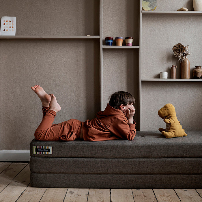 by KlipKlap KK 3 Fold XL - Brown/Sand (Stor foldemadras)