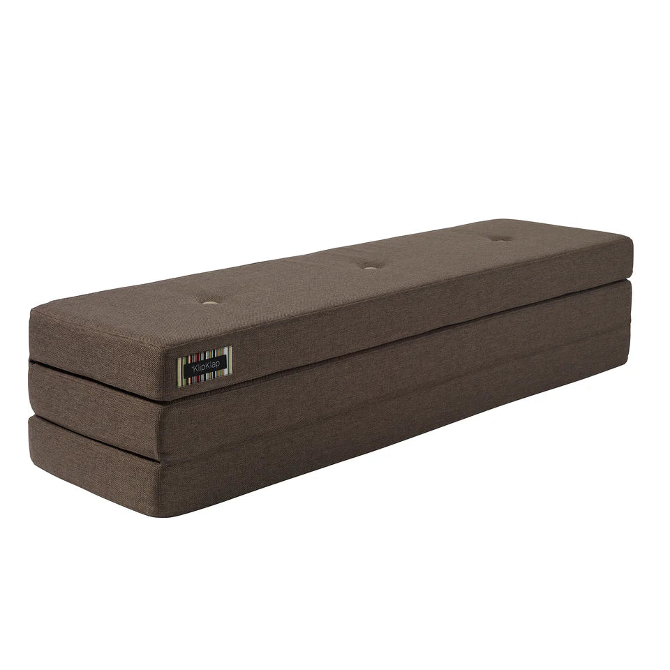 by KlipKlap KK 3 Fold XL - Brown/Sand (Stor foldemadras)
