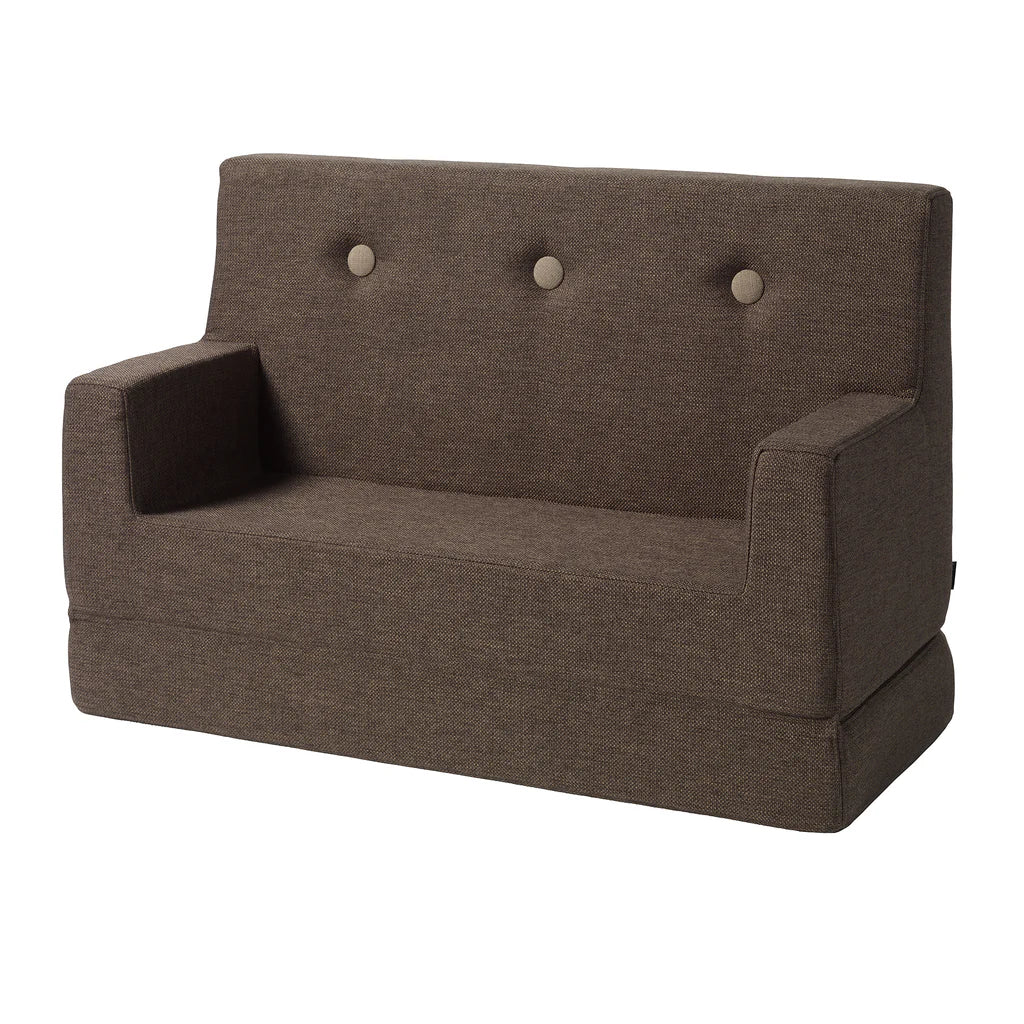by KlipKlap KK Kids lille legesofa – Brown/Sand