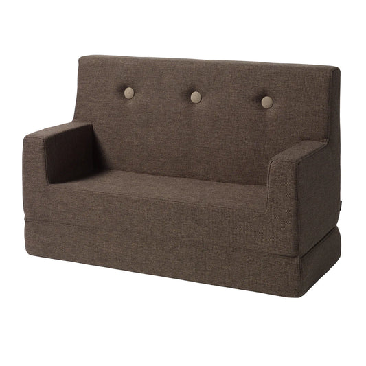 by KlipKlap KK Kids lille legesofa – Brown/Sand