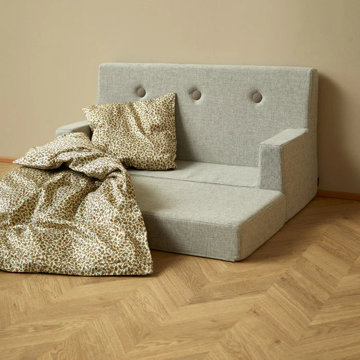 by KlipKlap KK Kids lille legesofa – Beige/Sand