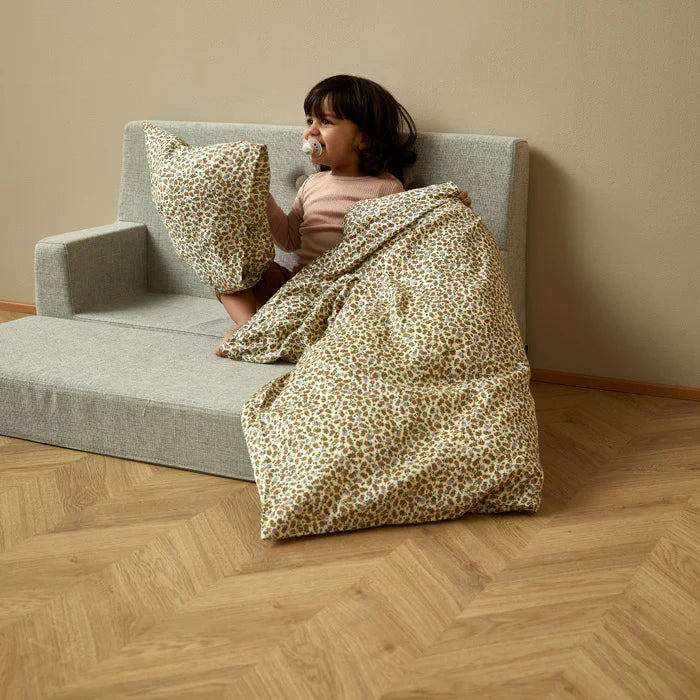 by KlipKlap KK Kids lille legesofa – Beige/Sand