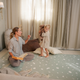 Bejoline Copenhagen skumlegemåtte 120x180 cm – Sage Terrazzo