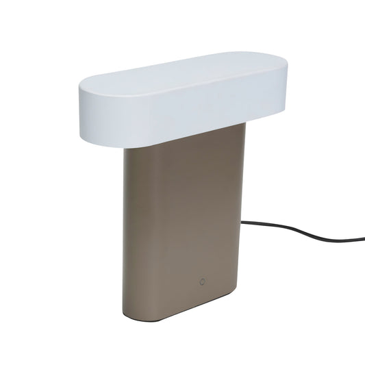 Hübsch Sleek bordlampe – brun/lysegrå