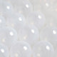 Plush Nest Boldbassin-bolde, 6 cm, 200 stk. – Transparent