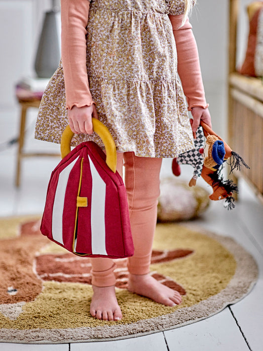 Bloomingville MINI Theobald Bamse – Cirkusleg – Rød – Bomuld