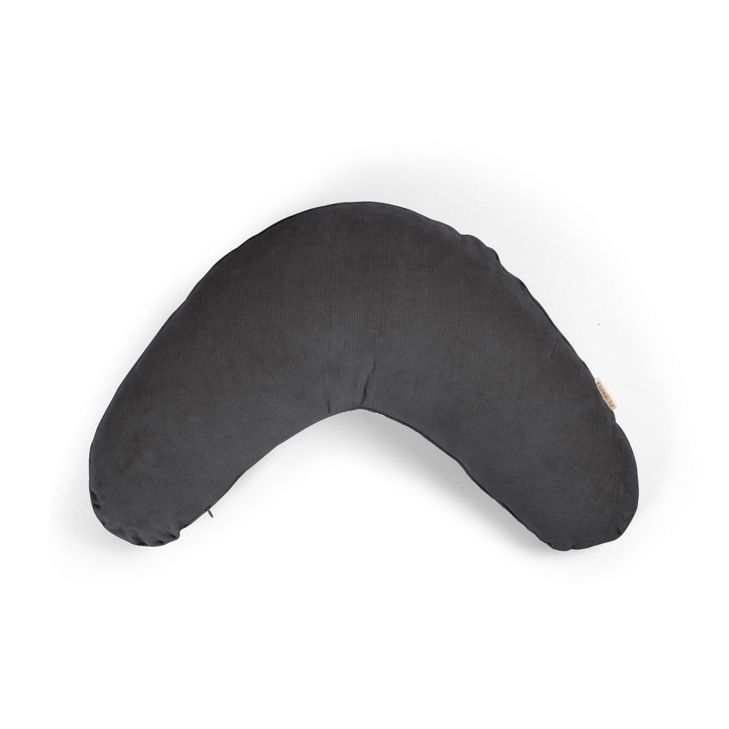 Filibabba ammepude i fløjl – stone grey
