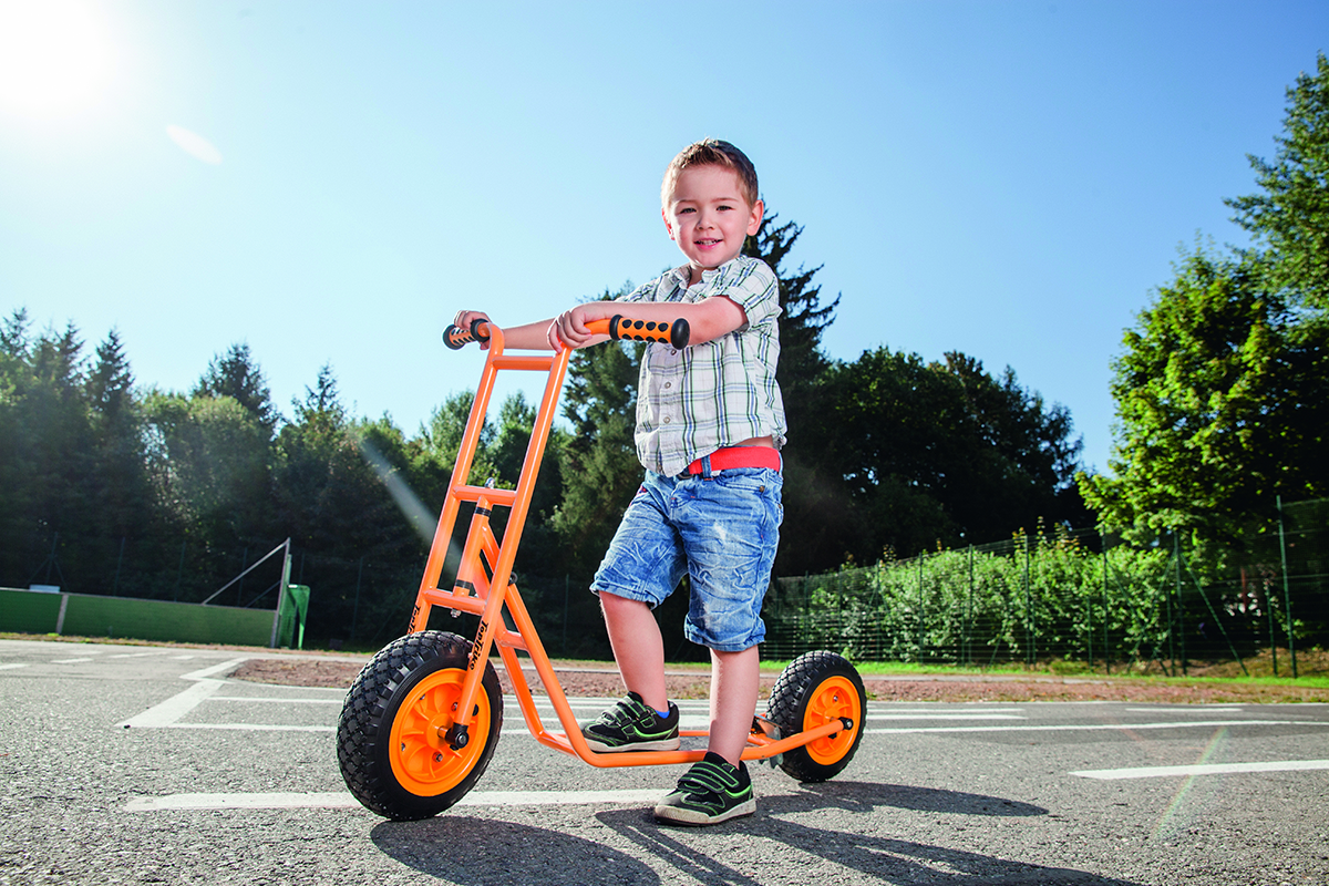 TopTrike lille løbehjul med bremse – fra 3 år