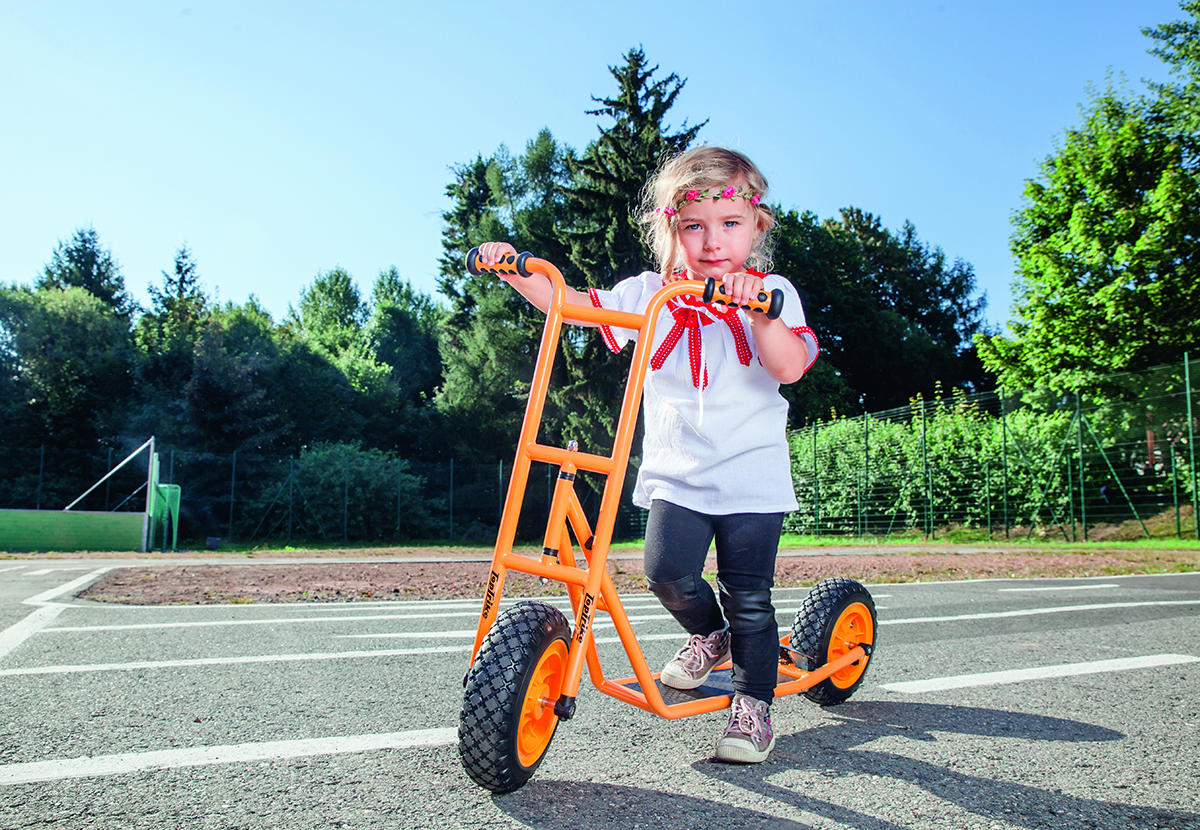 TopTrike lille løbehjul med bremse – fra 3 år